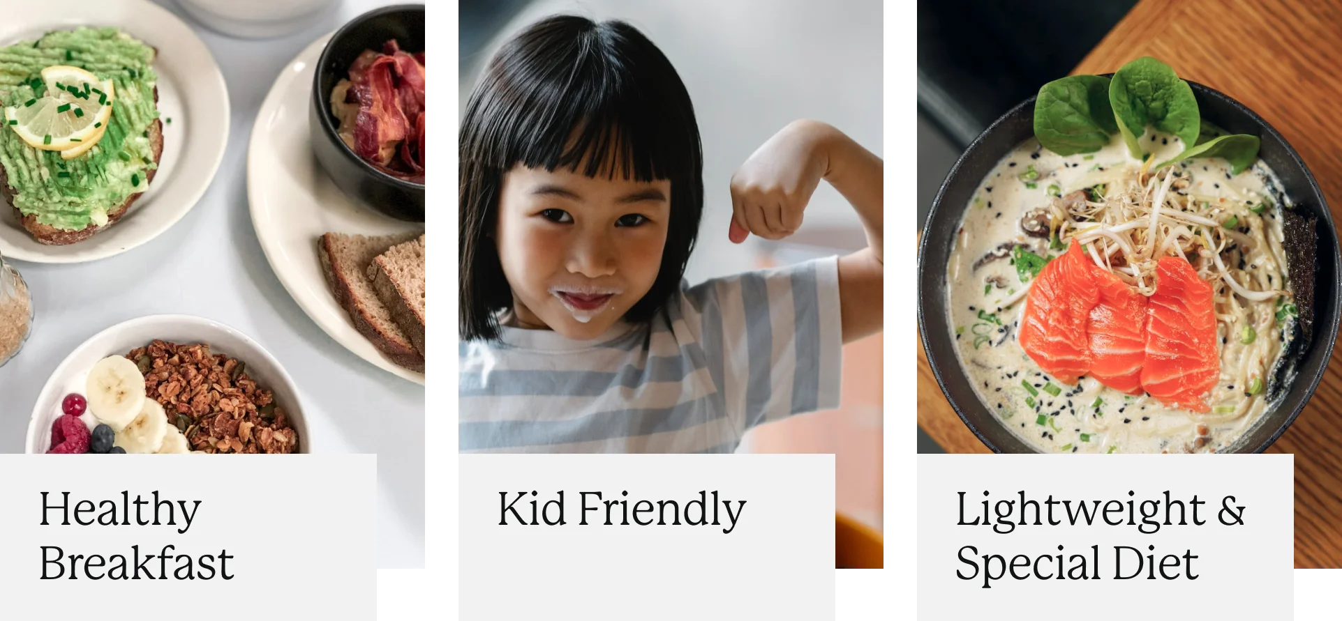 Healthy Breakfast, Kid Friendly, Lightweight & Special Diet