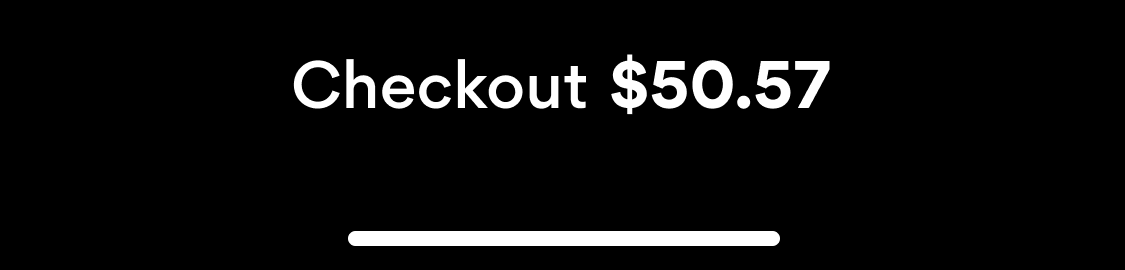 Checkout $50.57
